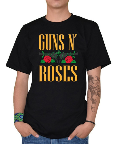Playera Hombre Guns And Roses Mod-1