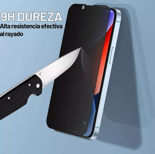 3 Pzs Mica Privacidad Cristal Templado Iphone 14 Pro Max