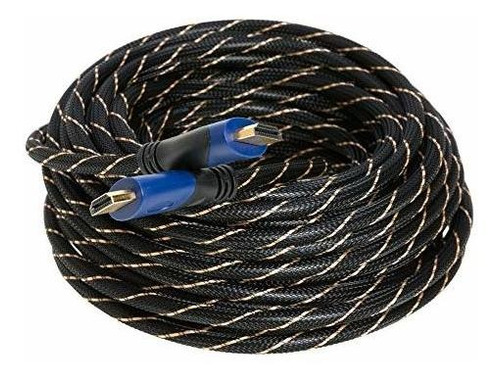 50ft Hdmi Cable 1.4 1080p Ethernet Bluray Tv 3d Dvd Ps3 Hdtv