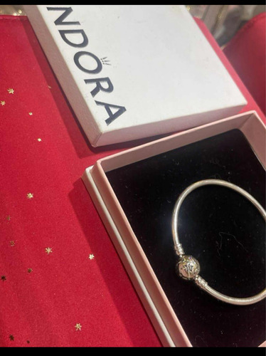 Pulsera Pandora Rígida Estrella Y Galaxia