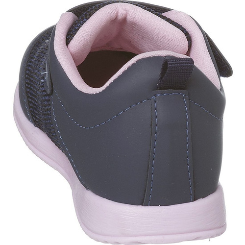 Imagem 3 de 5 de Tênis Infantil Ortopasso Jogging Menina Azul Marinho