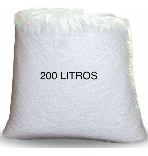 Flocos Isopor 200 Litros Para Enchimento Puff Pera Gota Maça