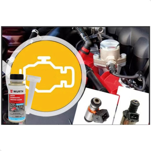 Limpa Bicos Injetores Motor Flex Lwb Limpeza Injeção - Wurth