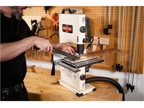 Imagen 7 de 10 de Sierra Cinta Caladora Shop Fox 9 1/3 Hp W1878 Carpintero