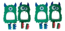 Comprar Caretas Mounstruos Goma Eva Disfraz Monstruo De Colores