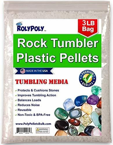 Pellets De Plástico Para Pulir Rocas (3 Lb)