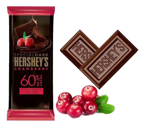 Special Dark Hershey's Cranberry 60%cacau 85g C/6 Unidades