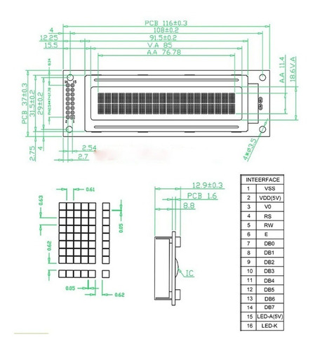 Imagen 2 de 4 de Pantalla Lcd 20x2 Fondo Azul 2pcs Nuevo Pic Master Arduino