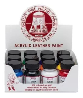 Angelus Kit Pinturas 12 Colores Basicos