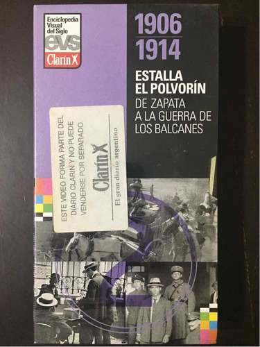 Vhs Enciclopedia Visual Del Siglo. Clarín.1906/1914