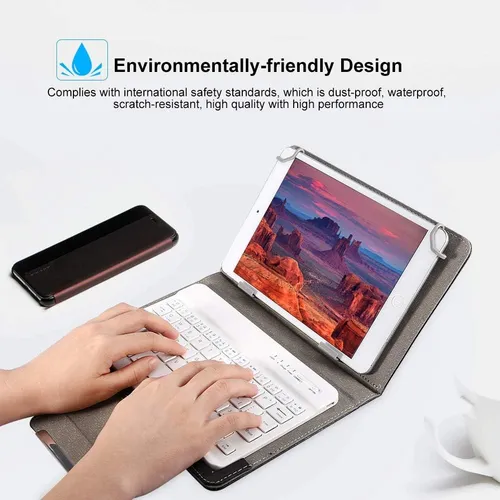 Teclado Bluetooth Inalambrico Con Funda Para Android/ios,