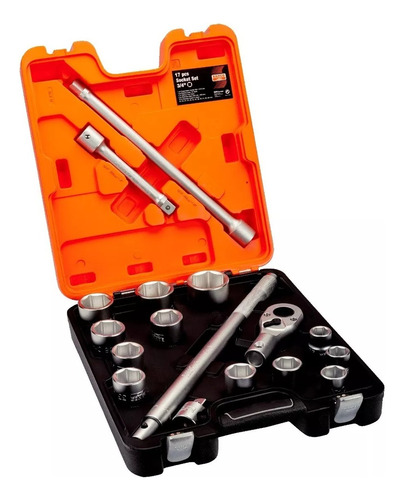 Set Tubos Crique Bahco Bocallave 3/4'' Slx 17 Pz Milimetrico