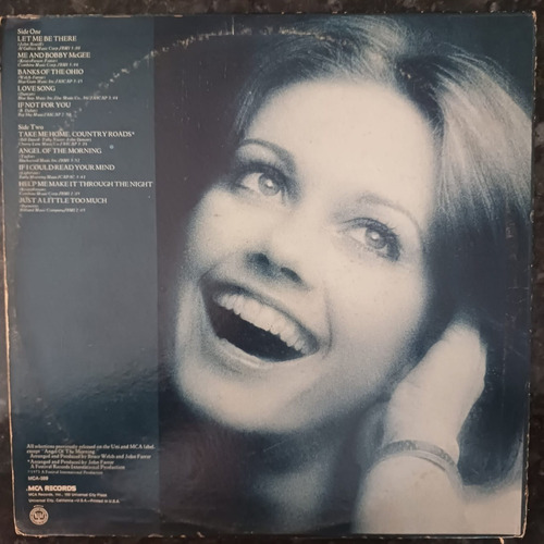 Lp Vinil - Olivia Newton John - Let Me Be There (importado) (Usado)