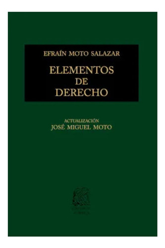 Elementos De Derecho 55a Edición