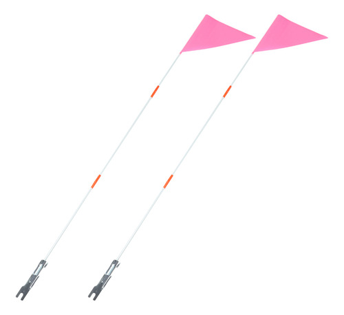 Asta De Bandera De Bicicleta Para Exteriores, 2 Juegos