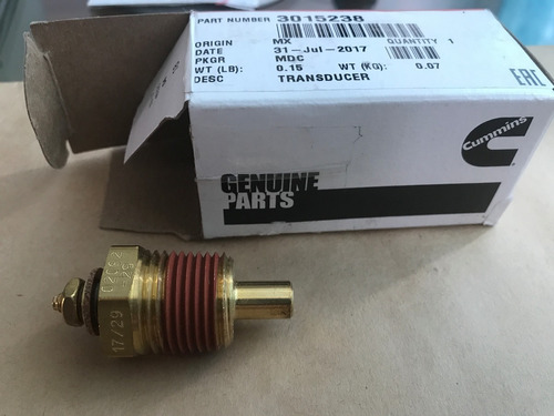 Sensor De Temperatura De Refrigerante 3015238 Cummins