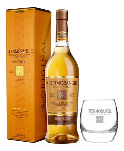 Whisky Glenmorangie Original 10 Años 700ml + Vaso Regalo