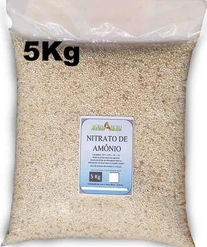 Fertilizante Nitrato De Amônio 5 Kg Adubo