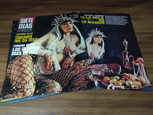 (rp753) Moria Casan * Tapa Revista + 3 Pgs * 1981 (Usado)