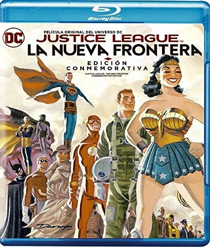 Justice League La Nueva Frontera Pelicula Dc Comics Blu-ray