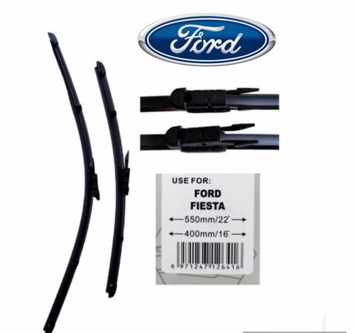 Cepillos Limpiaparabrisas Ford Fiesta (par) Originales