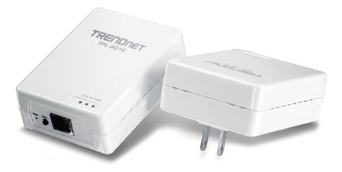 Mbps Powerline Ethernet Adaptador Av Kit Tpl Blanco