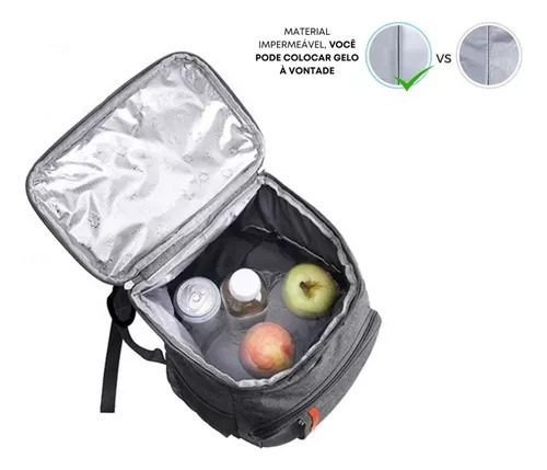 Mochila Hielera Termica Impermeable Portátil De 42cm,neveras