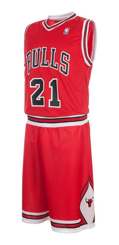 Conjunto Basket Bulls Nba Camiseta Short Butler Licencia Oficial Basquet