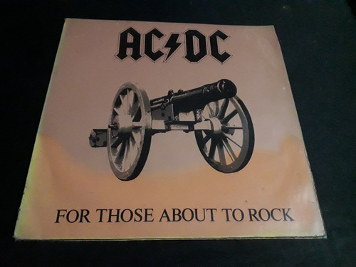 Ac Dc For Those About To Rock Lp Vinilo Rock