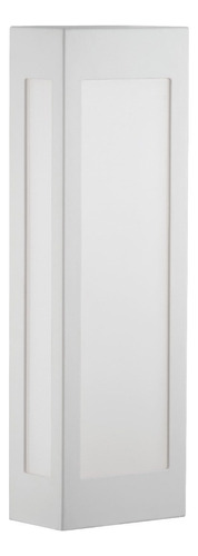 Arandela Externa Branco E27 40cm Retangular Alz65