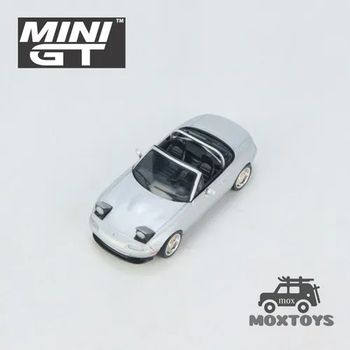 Mini Gt Mazda Miata Mx-5 (na) Versión Tuneada Silver Lhd, Mo