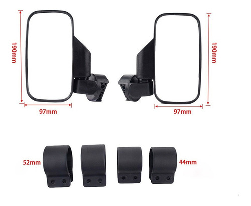 L Espejo Retrovisor Lateral Utv Para Polaris Ranger Rzr