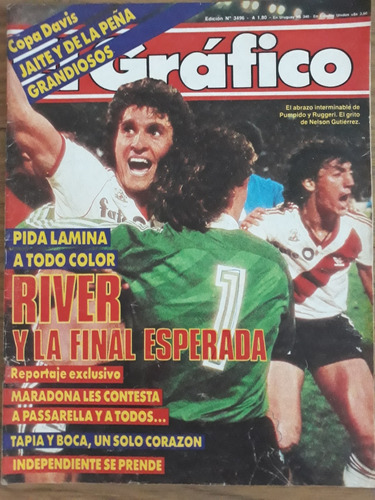 Revista El Grafico N° 3496 River A La Final De La Copa