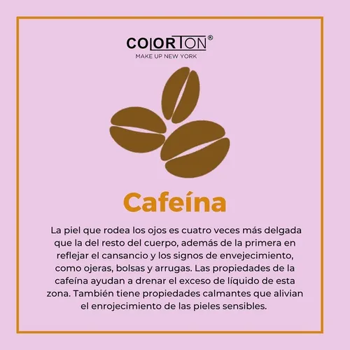 Serum Colorton Cuidado Facial Cafeina Para Todo Tipo De Piel De 30ml/30g 18+ Años