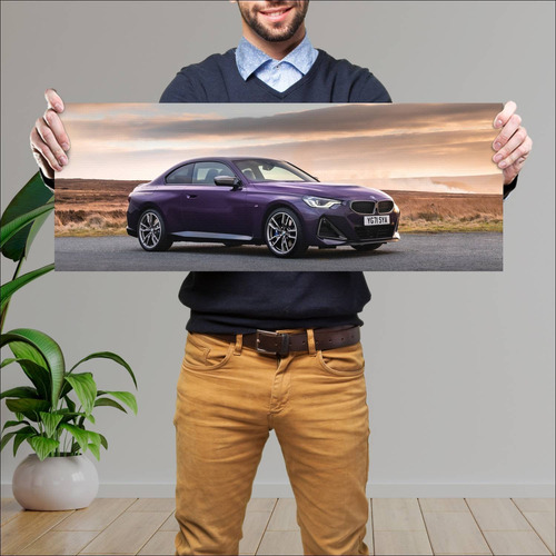 Cuadro 30x80cm Auto 2022 Bmw M240i 012