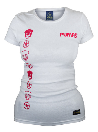 Playera Pumas De La Unam Futbol Dama Marca Ferzamx