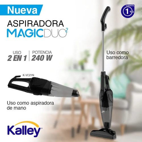 Aspiradora 2 En 1 De Mano Y Barredora Magic Duo Kalley | Envío gratis