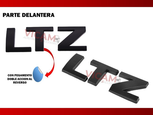 Kit De Emblemas Para Tapa Chevrolet Cheyenne Tipo Nuevo