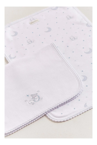 Imagen 3 de 4 de Pañales De Tela Celeste (2 Unidades) Babycottons