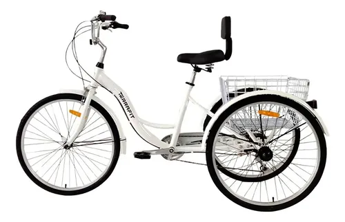 Tricicleta Terrafit Adultos Sin Género 7 Velocidades 3cycle Blanco M