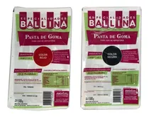 Comprar Pasta De Goma Rojo O Negro 500g Ballina Cotillon Sergio Once