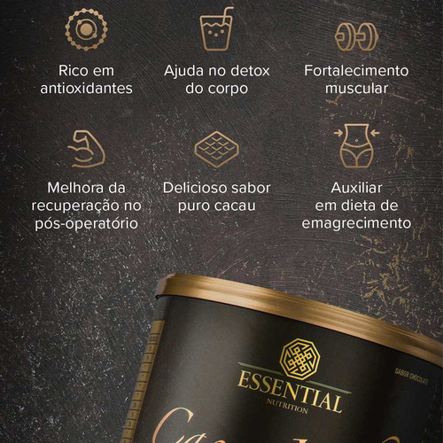 Kit 2x Cacao Whey Proteína - (60 Doses - 2 Meses) - Oferta
