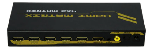 Matriz Xcase Hdmi 4x2 Con Salida De Audio Y Resolucion 4k