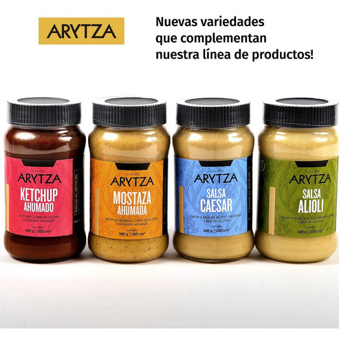 Salsa Caesar Arytza Gourmets Sin Tacc En Frasco X340g