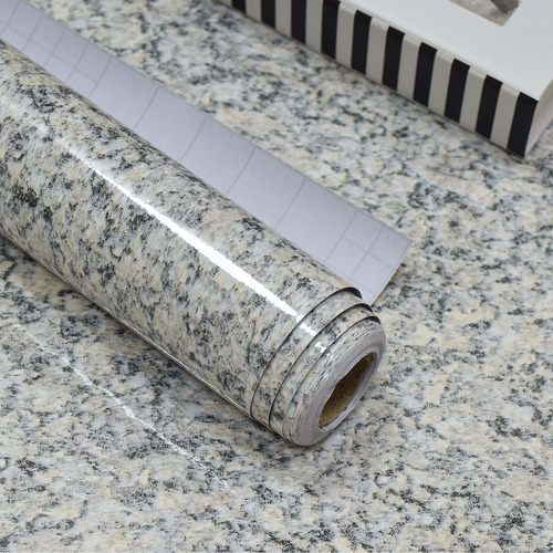 Papel Contacto Granito Para Despegar Pegar Encimera Baño