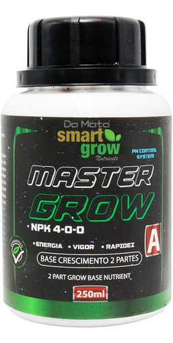 Fertilizante Smart Grow Master Grow A 250ml - Da Mata