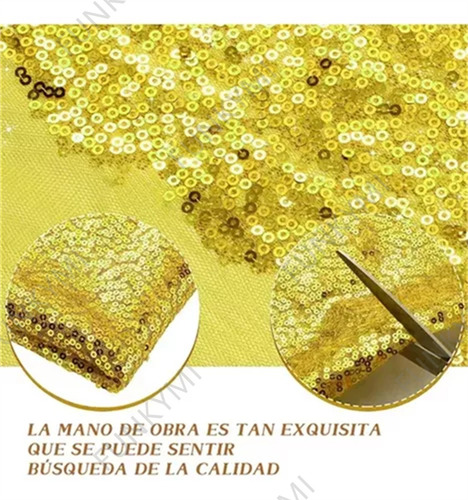 Tul Mesh Con Lentejuelas 1 Metro X 1.30 M Ancho