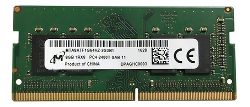 Memória Notebook 8gb Ddr4 2400 Mhz Micron Mta8atf1g64hz-2g3
