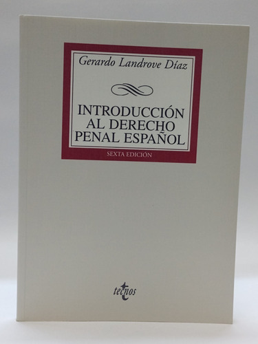 Introducción Al Derecho Penal Español 6 Edicion 