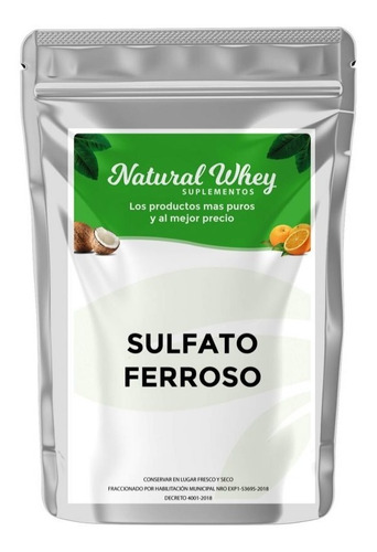 Sulfato Ferroso / De Hierro Monohidratado Azul 500 Gramos